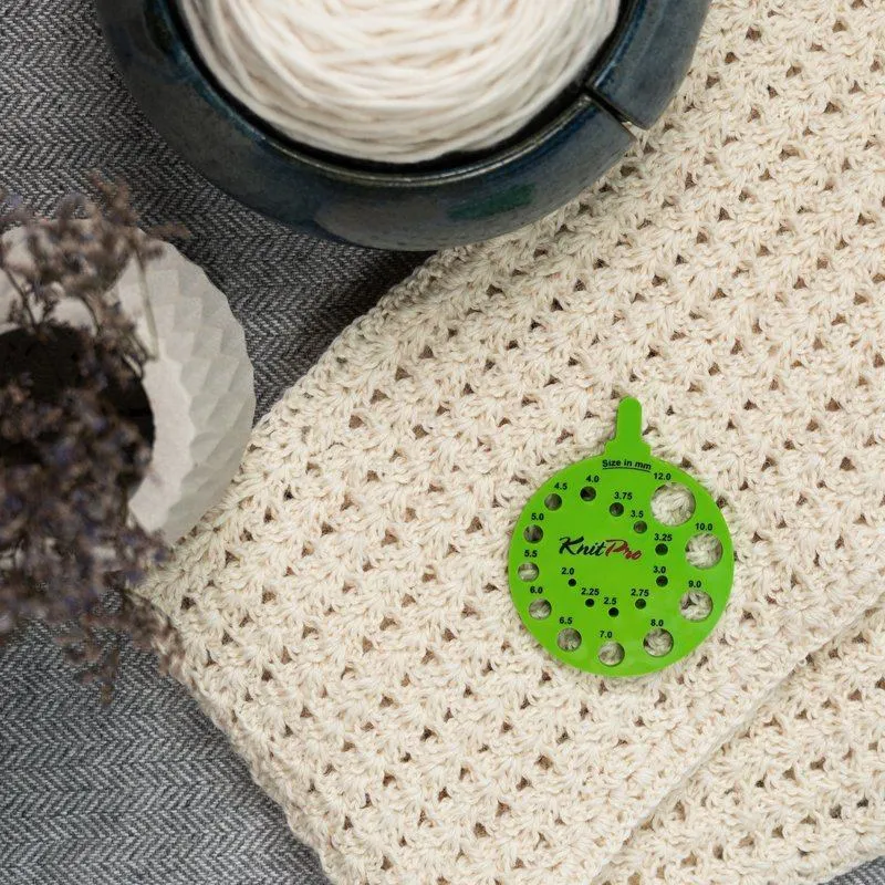 KnitPro Round Needle View Sizer - envy