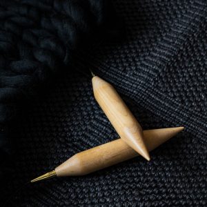 wood knitting needles