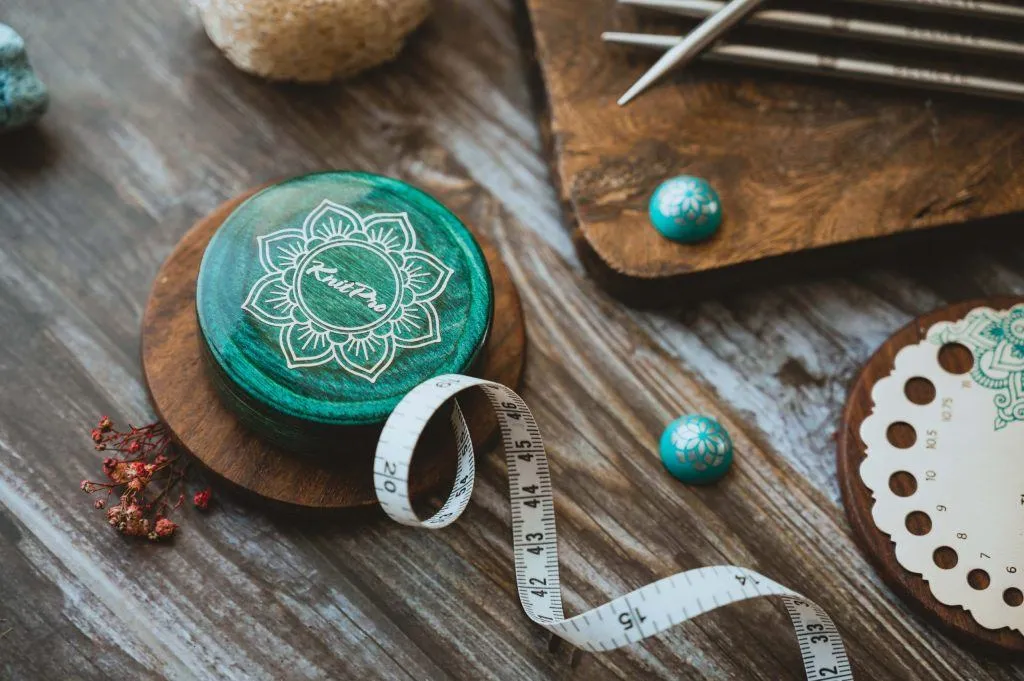 teal tape measure