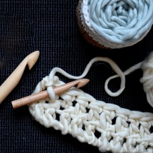 jumbo wood crochet hooks