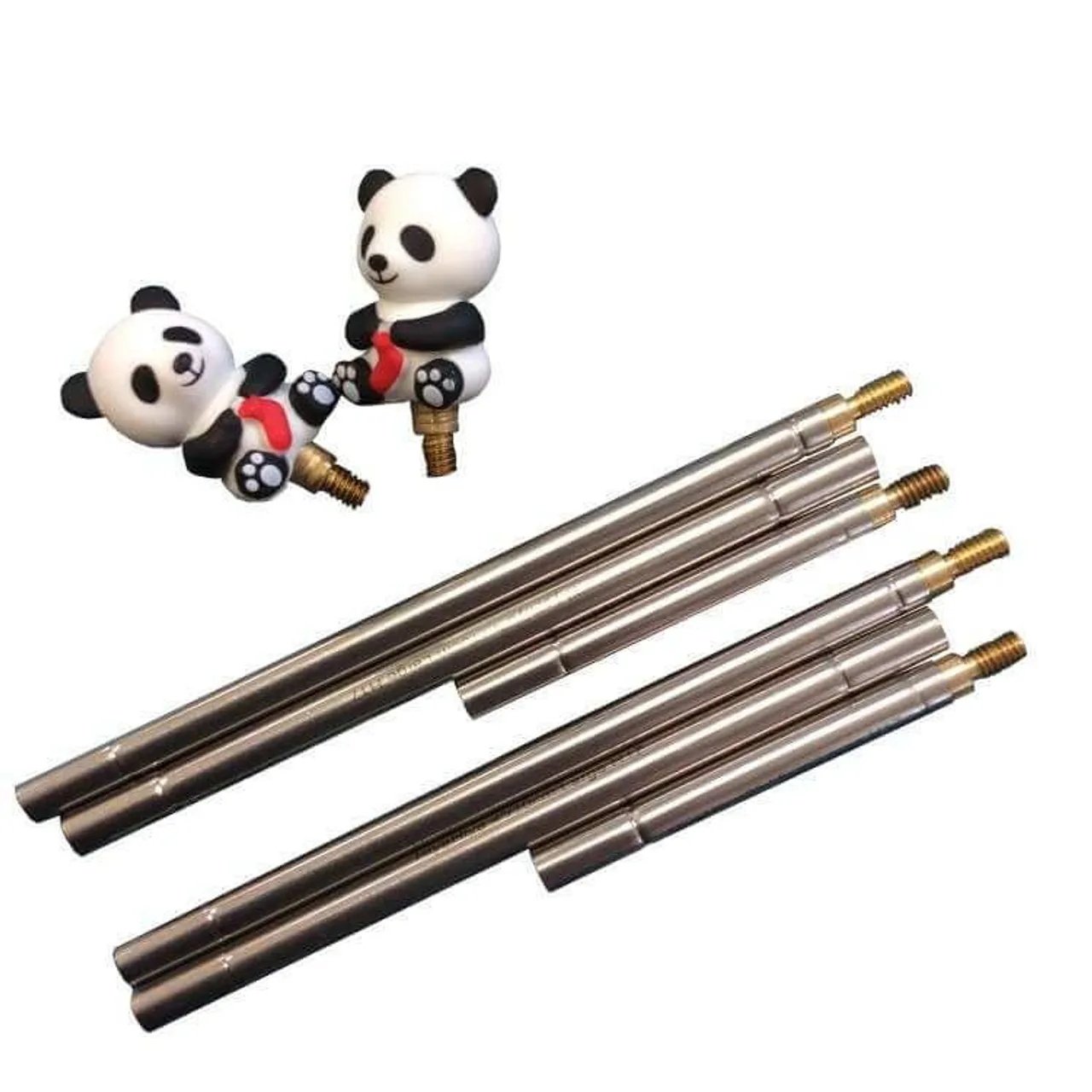 HiyaHiya single point adapters with Panda stoppers.