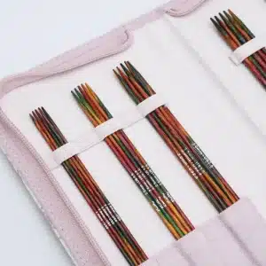 white and pink needle case